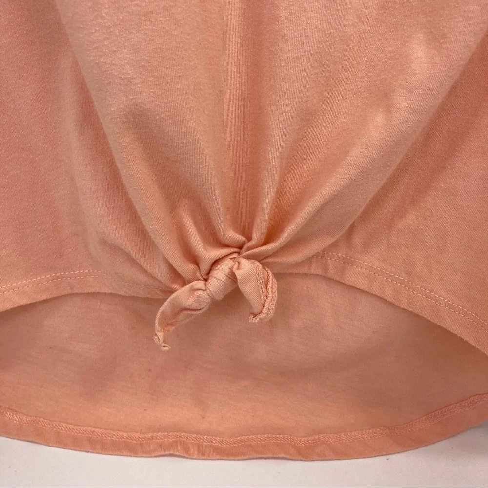 OshKosh B’gosh peach Girls Tie-Front Top 14/15 A